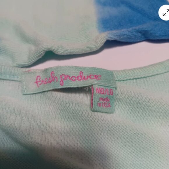 Fresh Produce Womens Med/LG Blouse Long Sleeve Flowy High Low Hem Top D24 - Picture 8 of 12